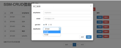 bootstrap+Ajax+SSM(maven搭建)实现增删改查
