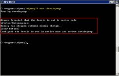 Windows Server 2003升级之域架构扩展报错