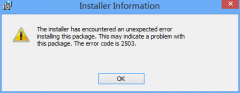 Win8安装程序出现2502、2503错误解决方法（来自百度文库）