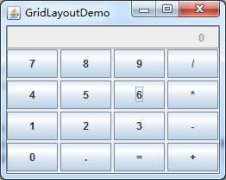 布局管理器之GridLayout（网格布局）